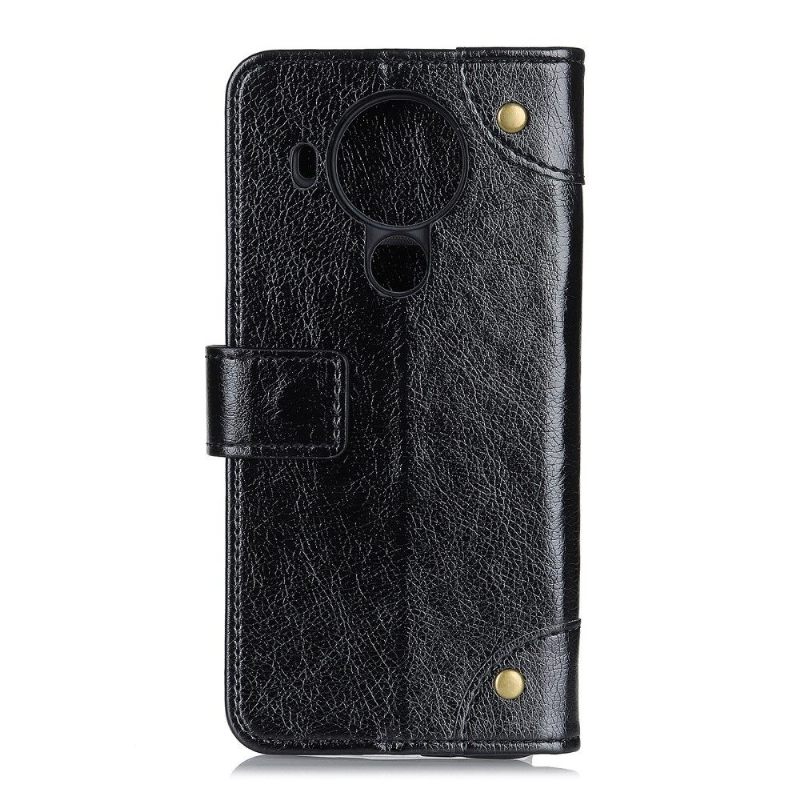 δερματινη θηκη Nokia 3.4 / Nokia 5.4 Simon Faux Leather Rivets