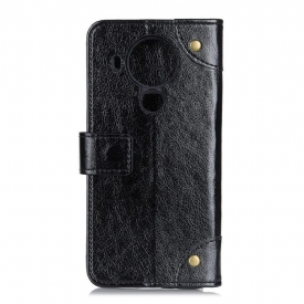 δερματινη θηκη Nokia 3.4 / Nokia 5.4 Simon Faux Leather Rivets