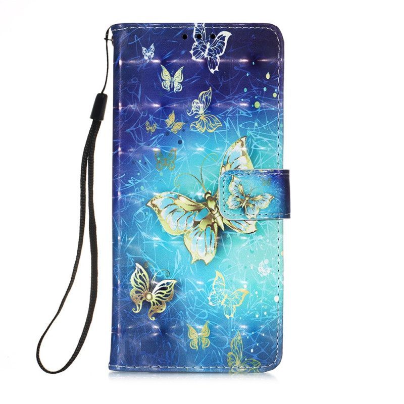 Κάλυμμα Samsung Galaxy A54 5G με κορδονι Flight Of Butterflies Στο Lanyard