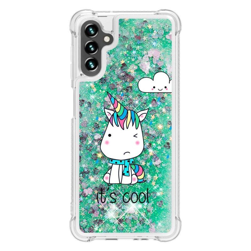 Θήκη Samsung Galaxy A54 5G Glitter Unicorns