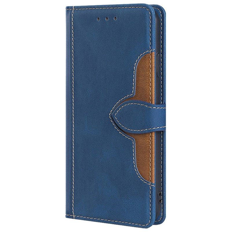 Κάλυμμα Xiaomi Redmi Note 11 / 11S Faux Leather Bicolor Stylish