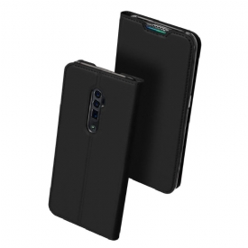 Κάλυμμα Oppo Reno 10x Zoom Business Imitation Leather - Μαύρο