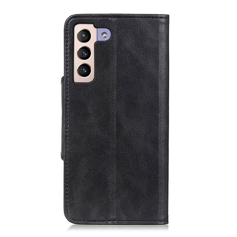 Κάλυμμα Samsung Galaxy S22 Plus 5G Full Protect Matte Faux Leather