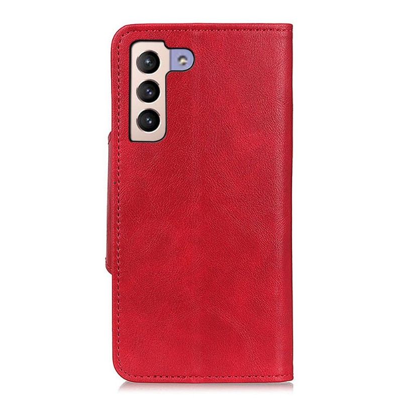 Κάλυμμα Samsung Galaxy S22 Plus 5G Full Protect Matte Faux Leather