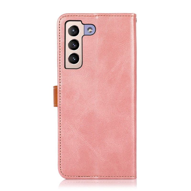 Κάλυμμα Samsung Galaxy S22 Plus 5G Khazneh Bicolor Faux Leather