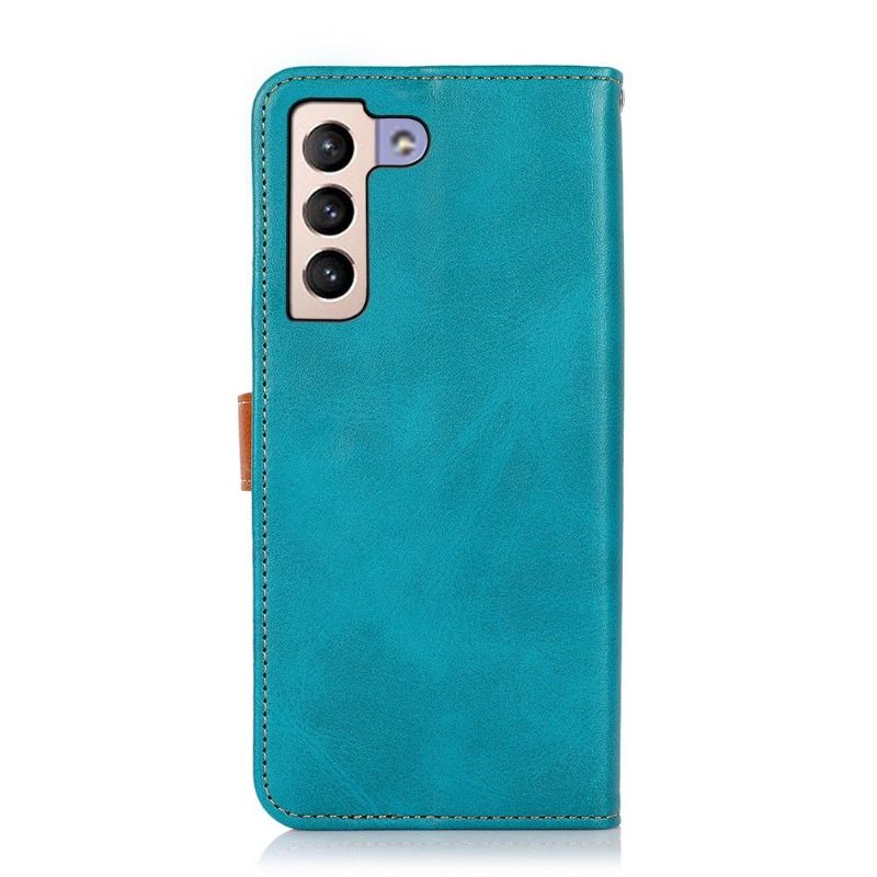 Κάλυμμα Samsung Galaxy S22 Plus 5G Khazneh Bicolor Faux Leather