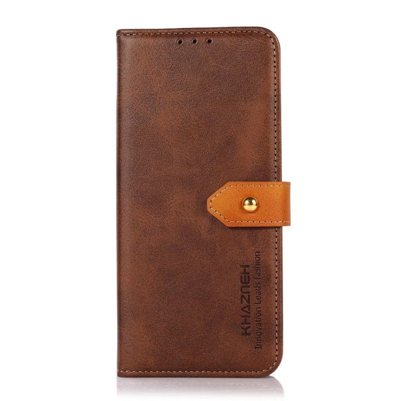 Κάλυμμα Samsung Galaxy S22 Plus 5G Khazneh Bicolor Faux Leather