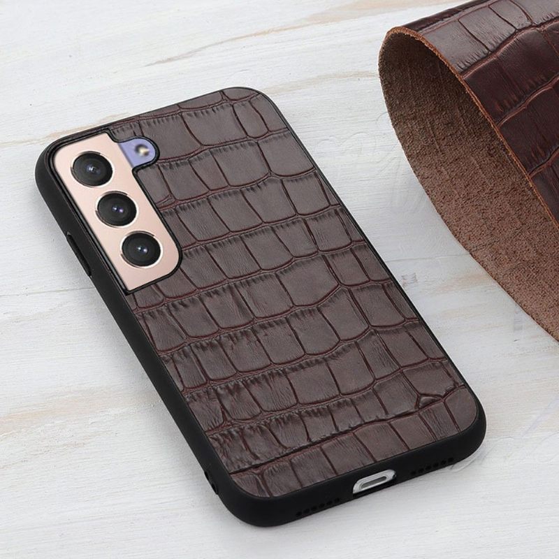 Θήκη Samsung Galaxy S22 Plus 5G Chic Croco Skin Look