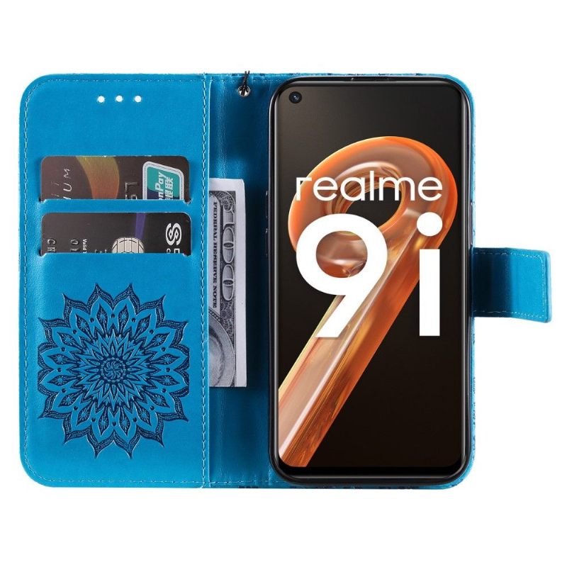 Κάλυμμα Realme 9i με κορδονι Ηλίανθος