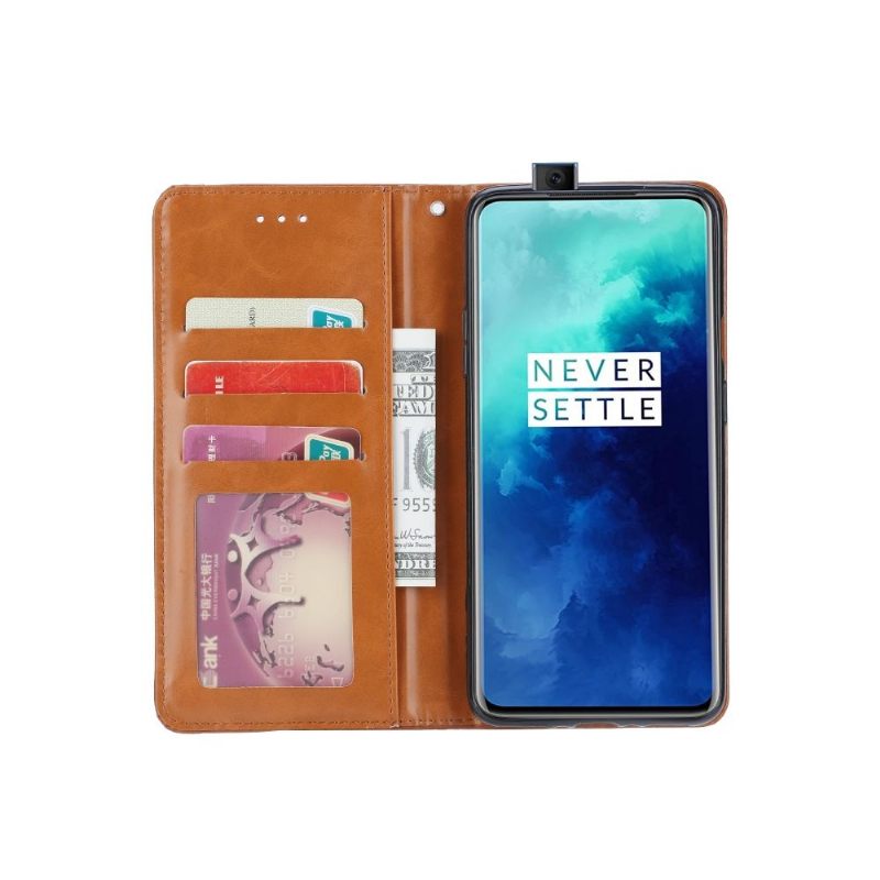 δερματινη θηκη OnePlus 7T Pro Δερμάτινη Θήκη Βάσης Εφέ