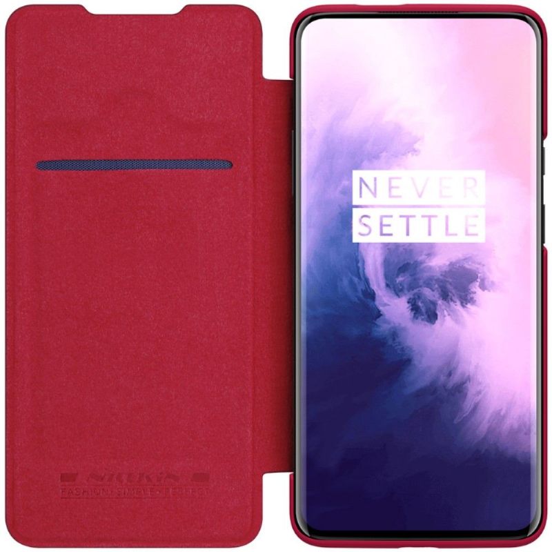 Κάλυμμα OnePlus 7T Pro Nillkin Qin Faux Leather