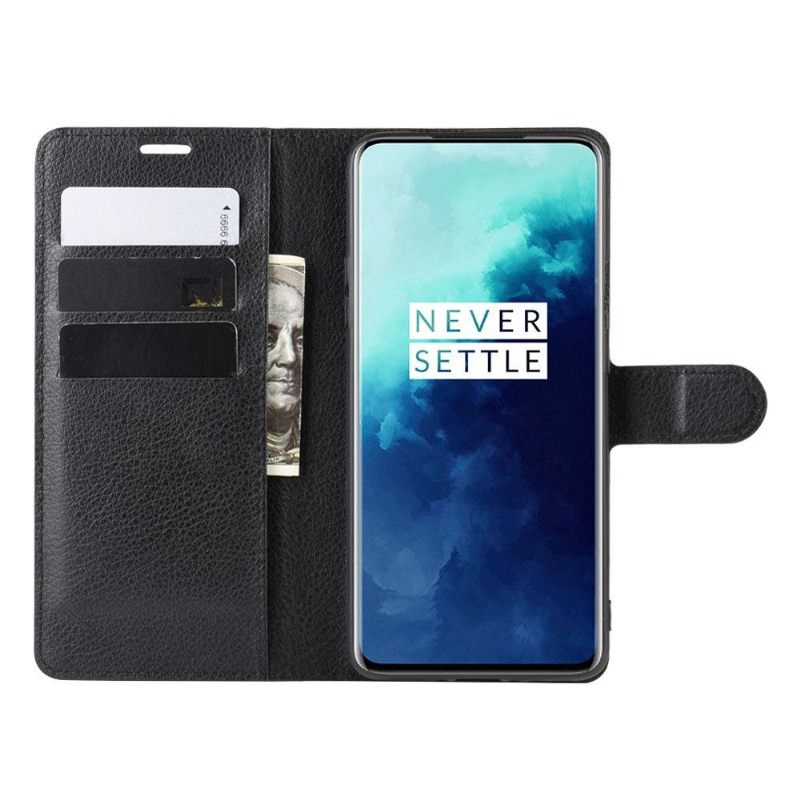 Κάλυμμα OnePlus 7T Pro πορτοφολι Δερμάτινο Στυλ