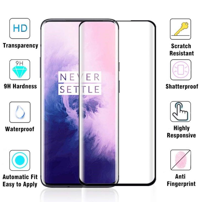 Oneplus 7T Pro / 7 Pro - Full Size Tempered Glass 2-Pack