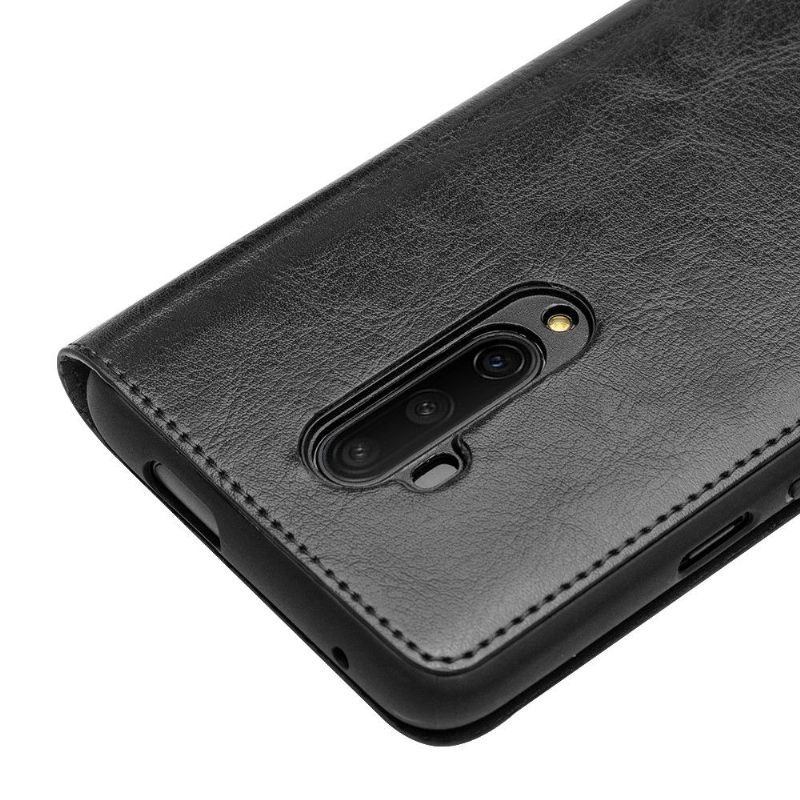 Θήκη Flip OnePlus 7T Pro Κλασικό Χειροποίητο Γνήσιο Δέρμα