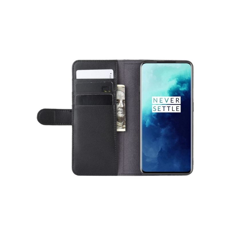 Θήκη Flip OnePlus 7T Pro Premium Δέρμα