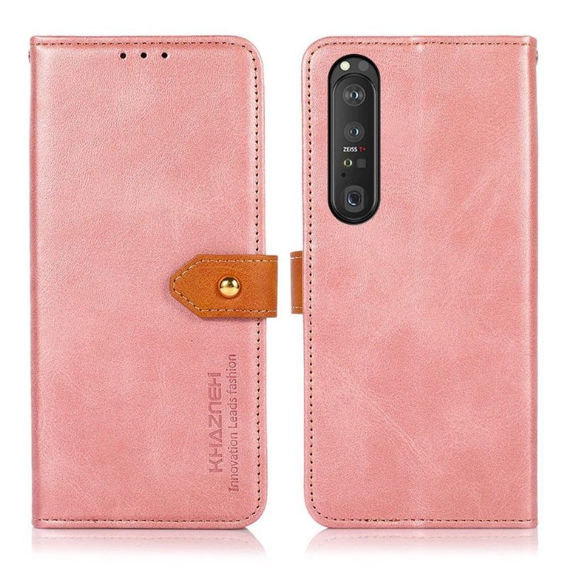 Κάλυμμα Sony Xperia 1 III Khazneh Bicolor Faux Leather