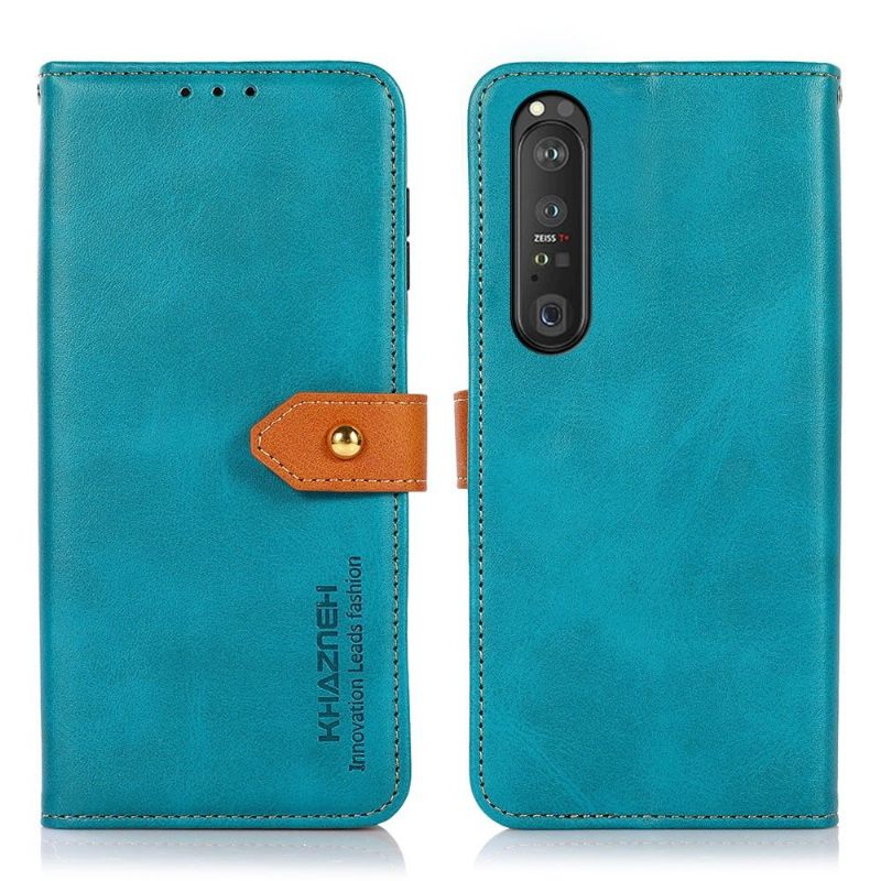 Κάλυμμα Sony Xperia 1 III Khazneh Bicolor Faux Leather