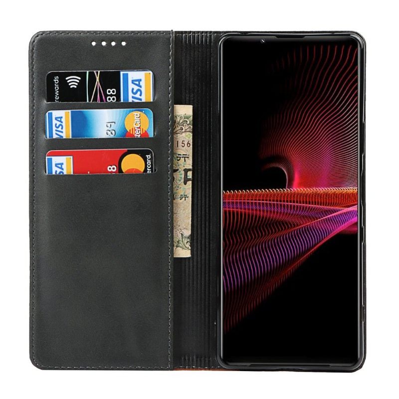 Κάλυμμα Sony Xperia 1 III Lisa Δίχρωμο Faux Leather