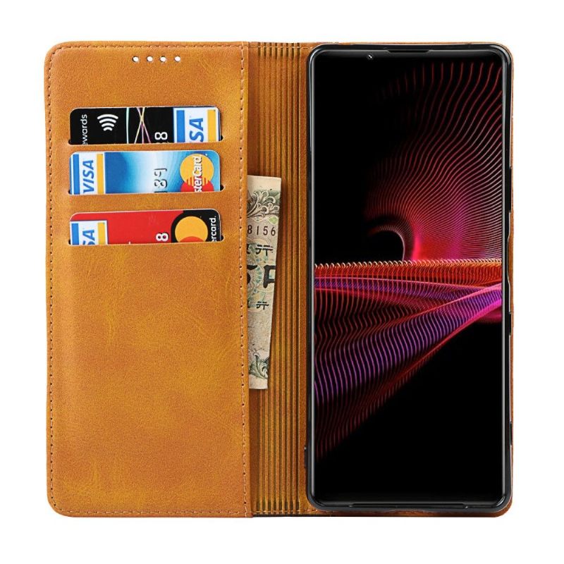 Κάλυμμα Sony Xperia 1 III Lisa Δίχρωμο Faux Leather