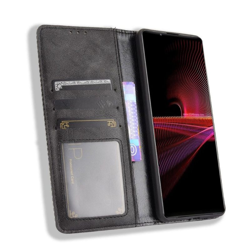 Θήκη Flip Sony Xperia 1 III Cirénius Style Leather