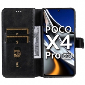 δερματινη θηκη Poco X4 Pro 5G Enkay Leather Effect