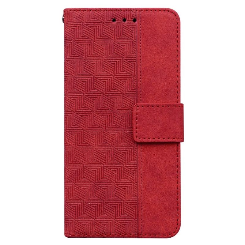 δερματινη θηκη Poco X4 Pro 5G Θήκη Flip Folio Faux Leather Stripes