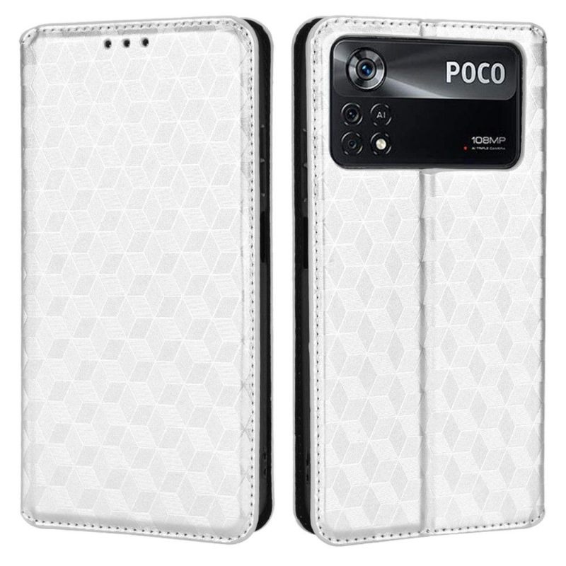 δερματινη θηκη Poco X4 Pro 5G Θήκη Flip Σχεδιαστική Γεωμετρία