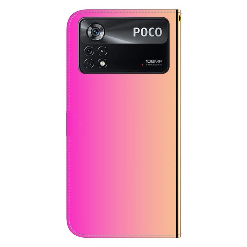 Κάλυμμα Poco X4 Pro 5G Εφέ Καθρέφτη Από Συνθετικό Δέρμα