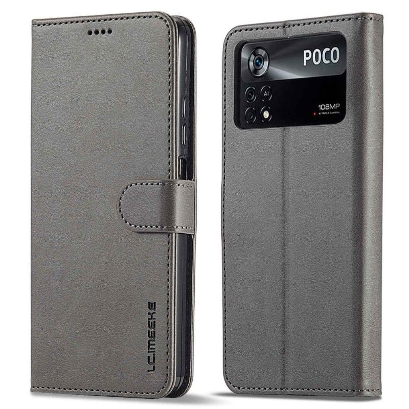 Κάλυμμα Poco X4 Pro 5G Leather Effect Lc.imeeke