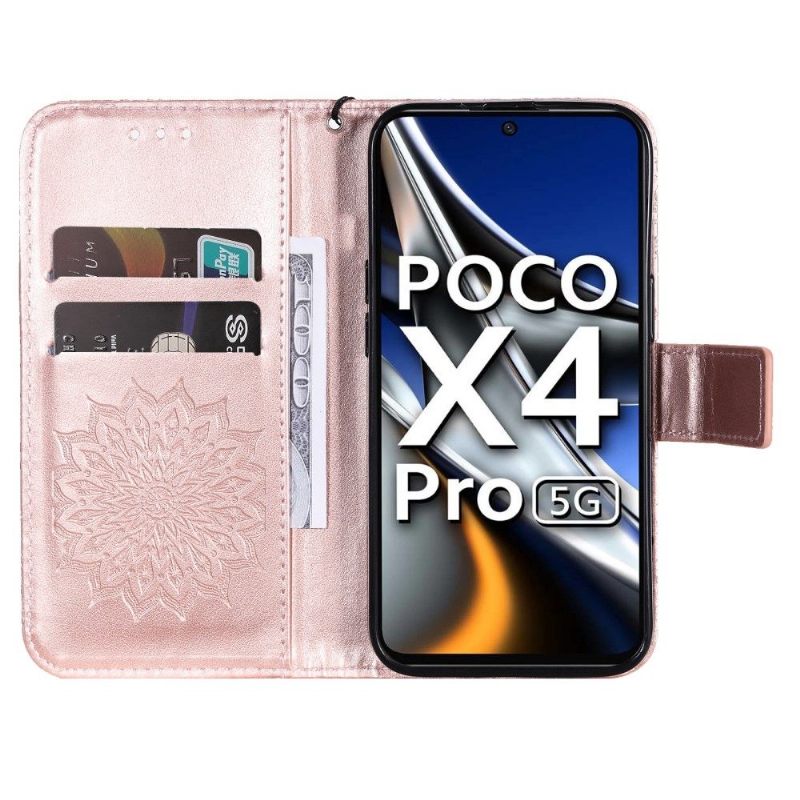 Κάλυμμα Poco X4 Pro 5G με κορδονι Ηλίανθος