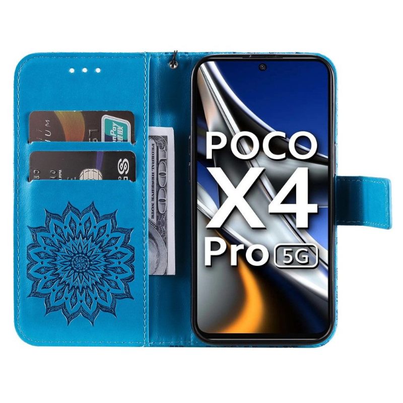 Κάλυμμα Poco X4 Pro 5G με κορδονι Ηλίανθος