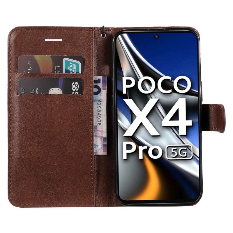 Κάλυμμα Poco X4 Pro 5G με κορδονι Συλβέτ