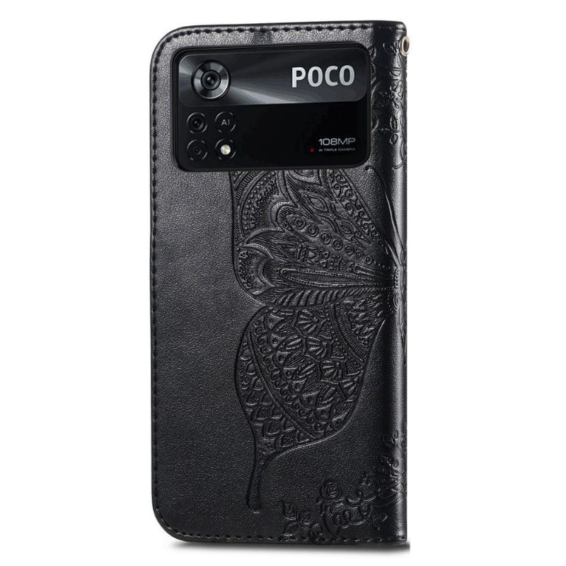 Θήκη Flip Poco X4 Pro 5G Butterfly Relief