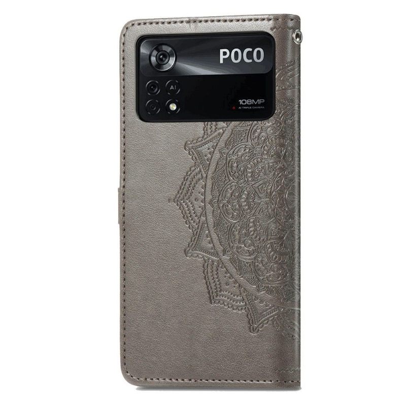 Θήκη Flip Poco X4 Pro 5G Mandala Faux Leather Σειρά 001