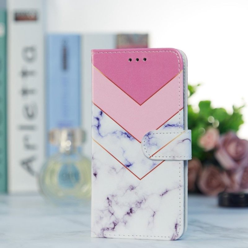 Θήκη Flip Poco X4 Pro 5G Marble Geometry