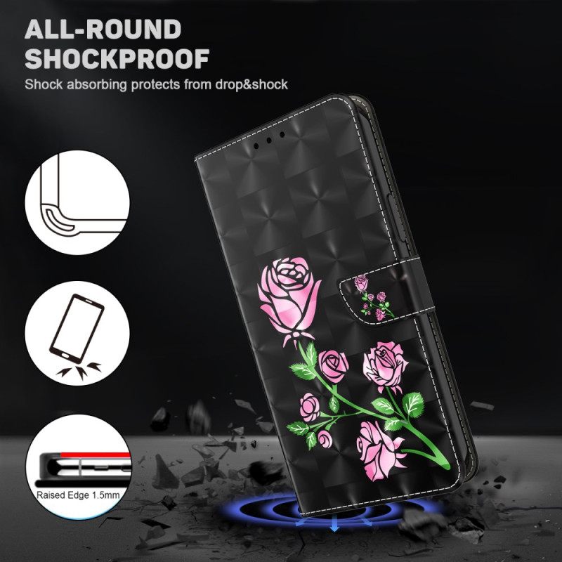 Δερματινη Θηκη Google Pixel 9 Floral Print Strappy