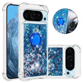 Κάλυμμα Google Pixel 9 Δαχτυλίδι Στήριξης Glitter