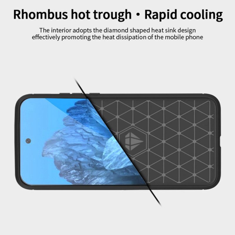 Κάλυμμα Google Pixel 9 Θήκες Κινητών Mofi Brushed Carbon Fiber