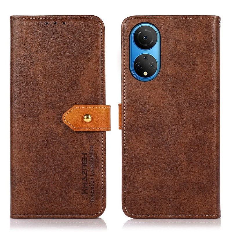 Κάλυμμα Honor X7 Khazneh Bicolor Faux Leather