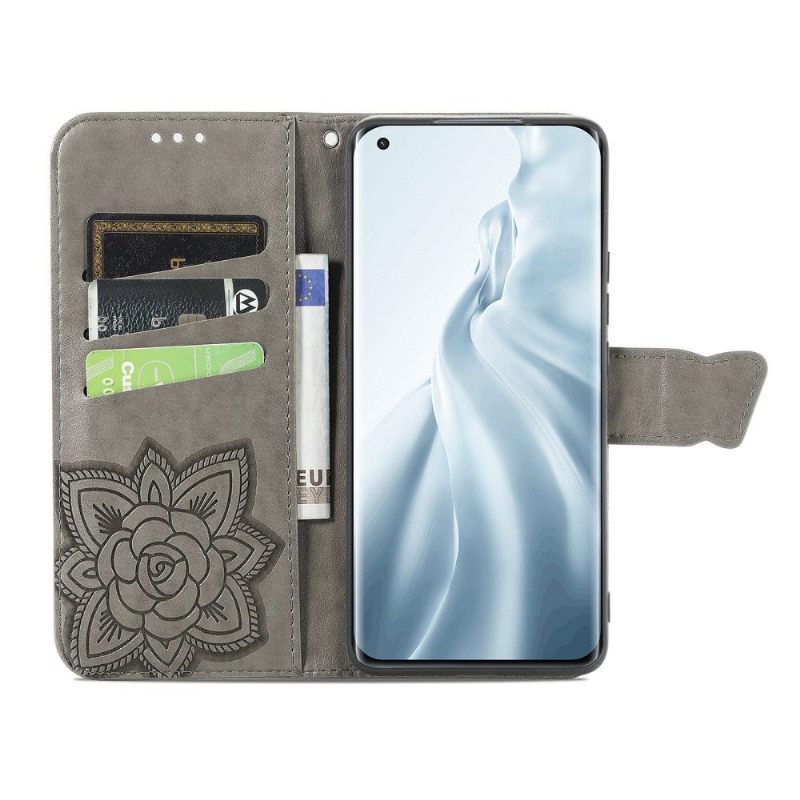 δερματινη θηκη Xiaomi Mi 11 Butterfly Relief