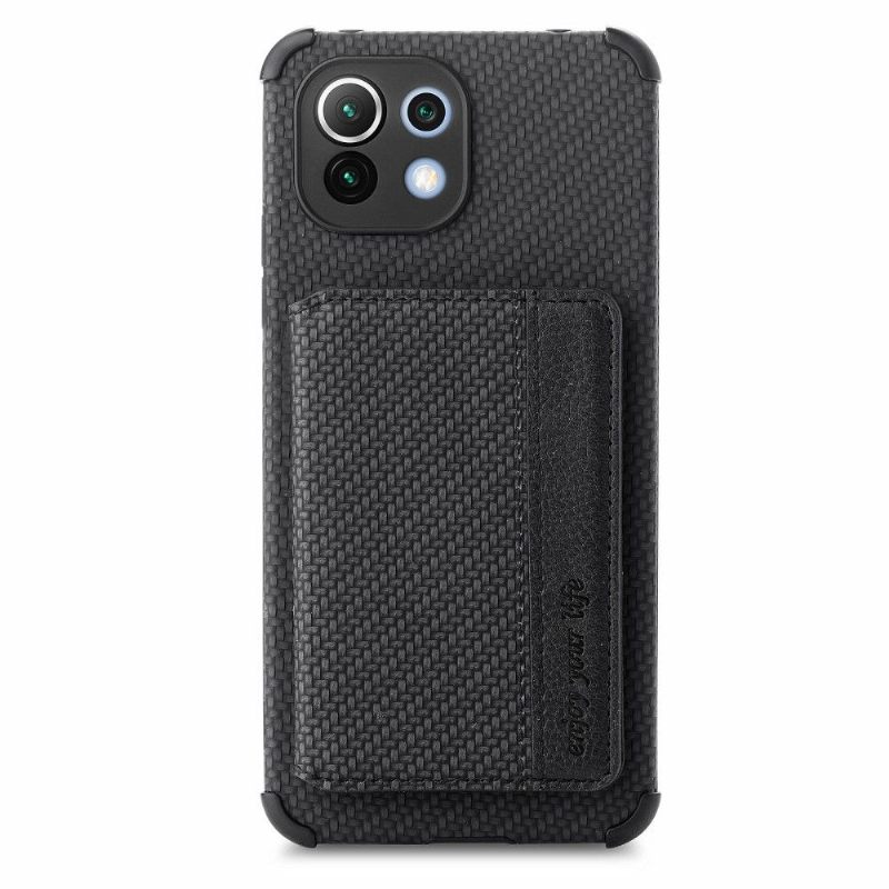 Θήκη Xiaomi Mi 11 Κάτοχος Κάρτας Carbon Fiber