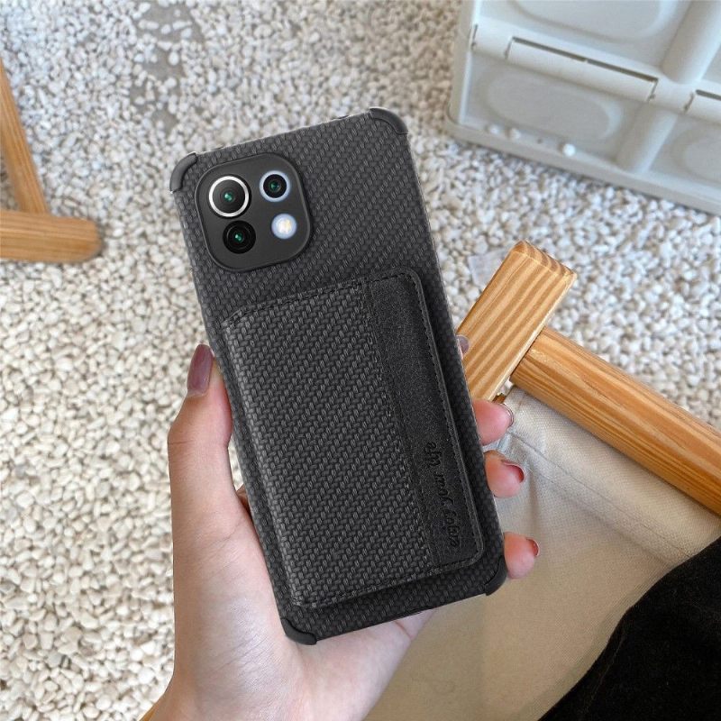 Θήκη Xiaomi Mi 11 Κάτοχος Κάρτας Carbon Fiber