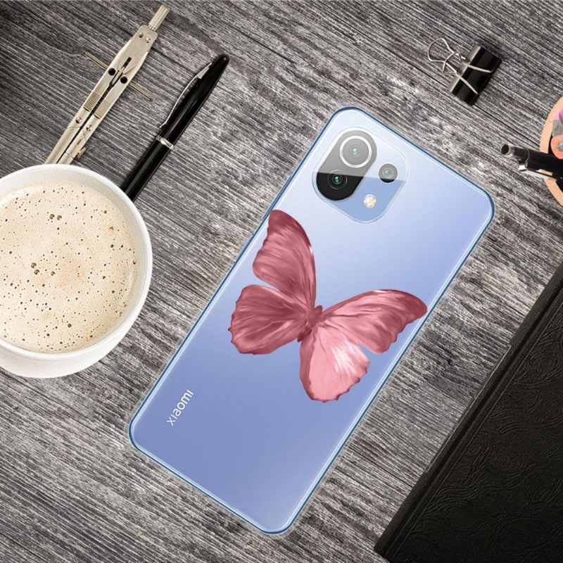 Θήκη Xiaomi Mi 11 Pink Butterfly