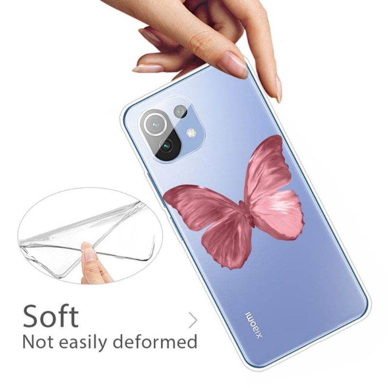 Θήκη Xiaomi Mi 11 Pink Butterfly