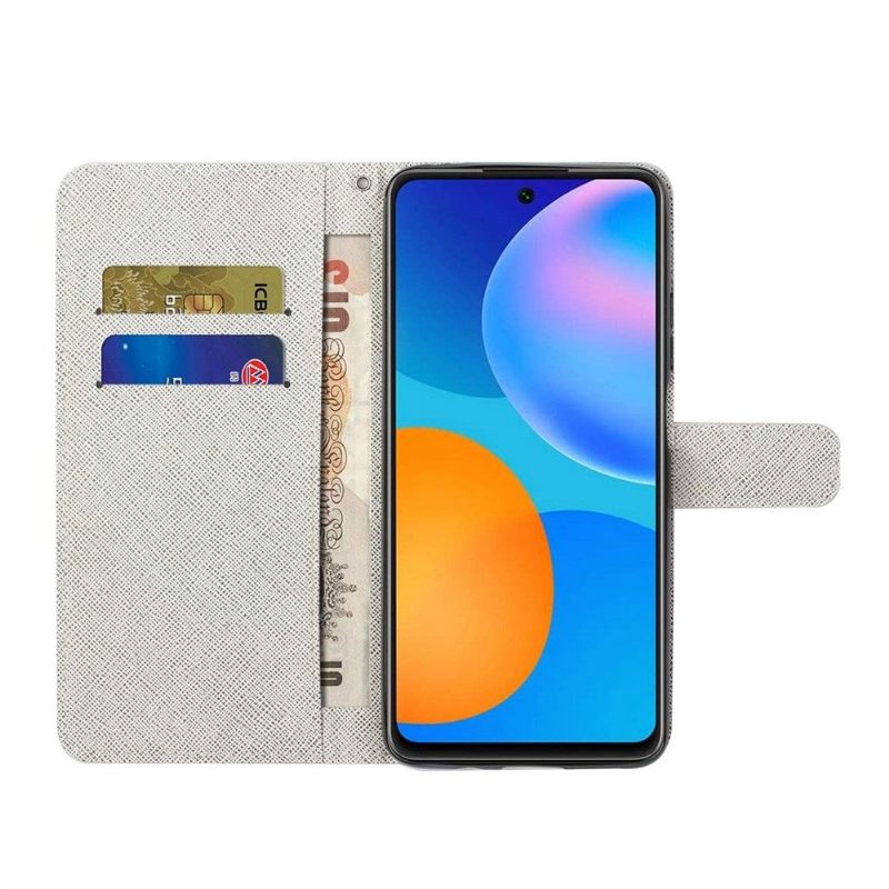 Θήκη Flip Samsung Galaxy M23 5G Λουλούδια