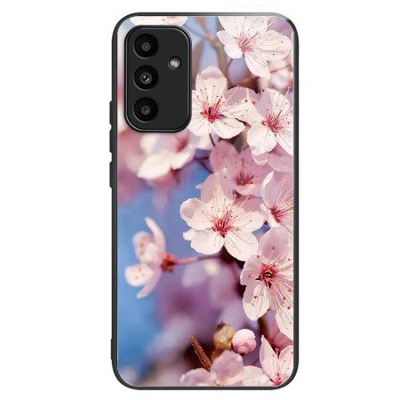 Κάλυμμα Samsung Galaxy A15 Tempered Glass Peach Blossoms Σιλικόνης