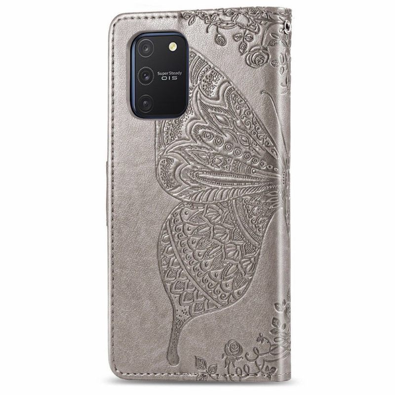 δερματινη θηκη Samsung Galaxy S10 Lite Butterfly Relief