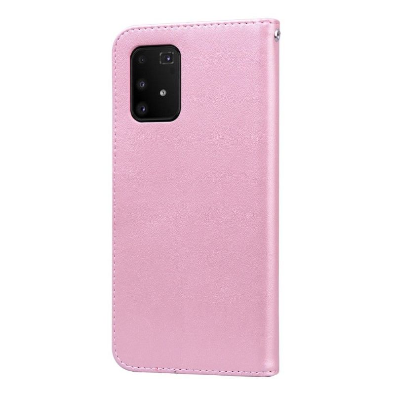 Κάλυμμα Samsung Galaxy S10 Lite Απομίμηση Δερμάτινου Μοτίβου Τριαντάφυλλου