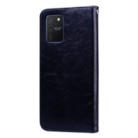 Κάλυμμα Samsung Galaxy S10 Lite Deluxe Vintage Leather Effect