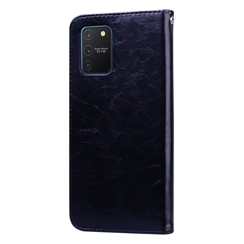 Κάλυμμα Samsung Galaxy S10 Lite Deluxe Vintage Leather Effect